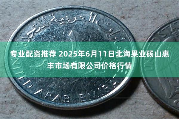 专业配资推荐 2025年6月11日北海果业砀山惠丰市场有限公司价格行情