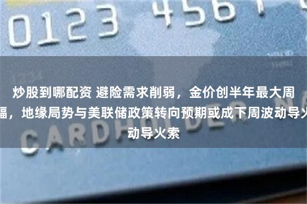 炒股到哪配资 避险需求削弱，金价创半年最大周跌幅，地缘局势与美联储政策转向预期或成下周波动导火索