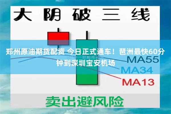 郑州原油期货配资 今日正式通车！琶洲最快60分钟到深圳宝安机场