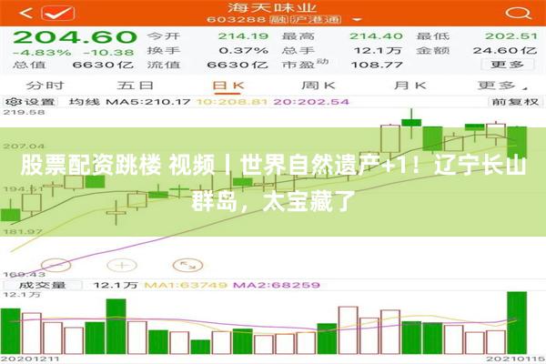 股票配资跳楼 视频丨世界自然遗产+1！辽宁长山群岛，太宝藏了