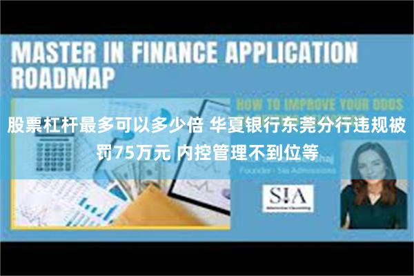 股票杠杆最多可以多少倍 华夏银行东莞分行违规被罚75万元 内控管理不到位等